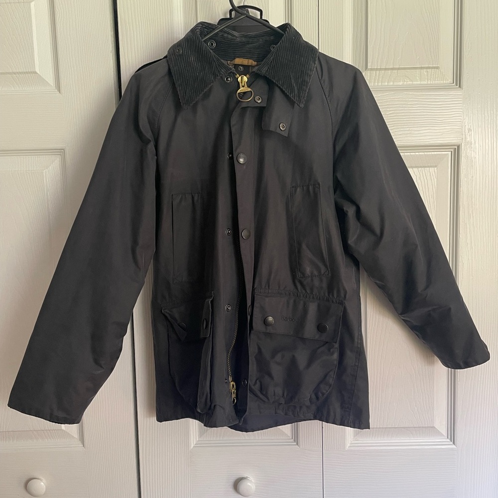 Navy Barbour Bedale Jacket- Women’s